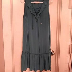 Blue swimsuit cover up